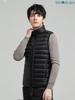Wnodruke Ultralight Down and WN002 Men's Vest, Lightweight, Warm, Compact, (XL, Black)