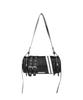 Illigo Line Buckle Cylinder Bag Black