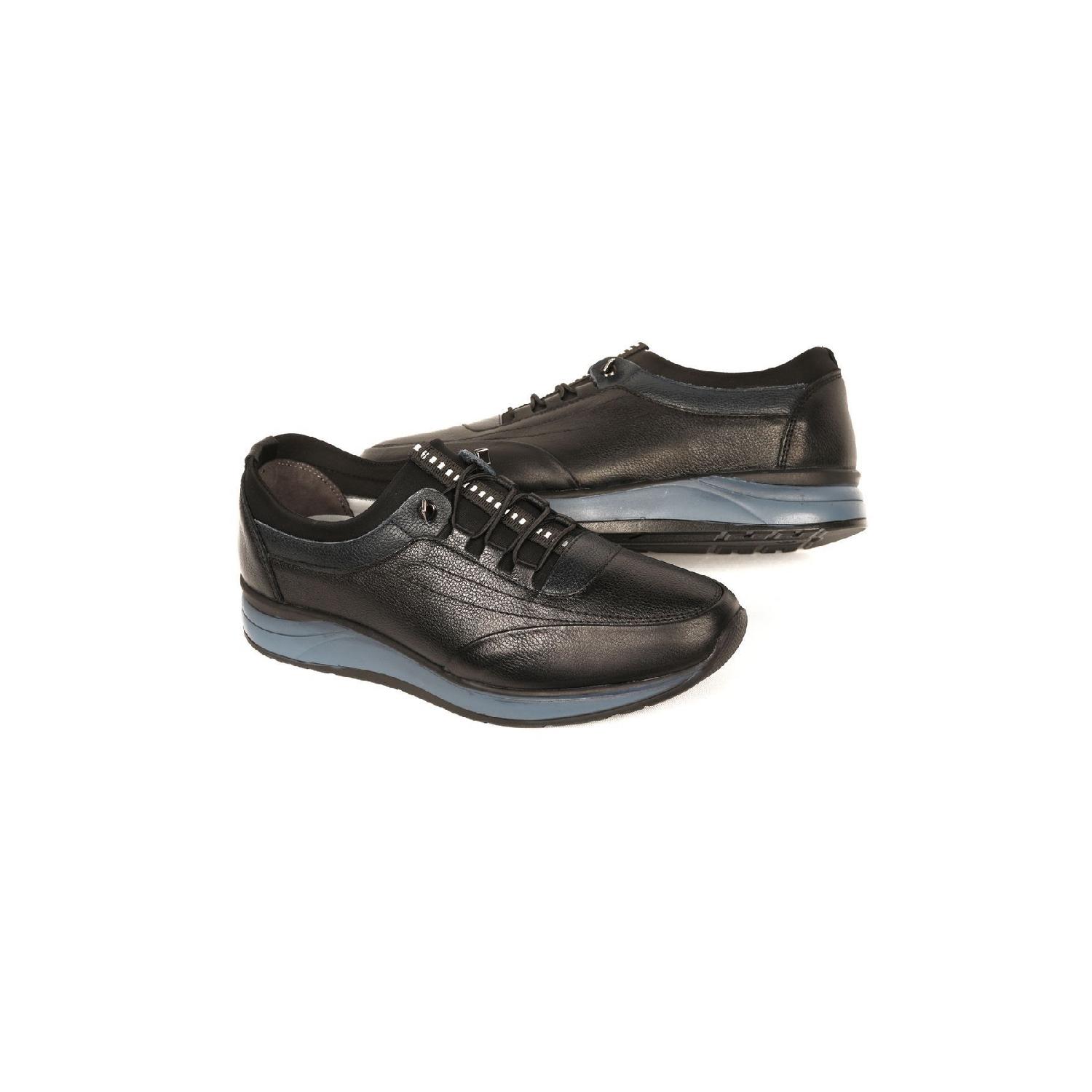 

Genuine Leather Full Orthopedic Men s Shoes Bva-1 40 чорний