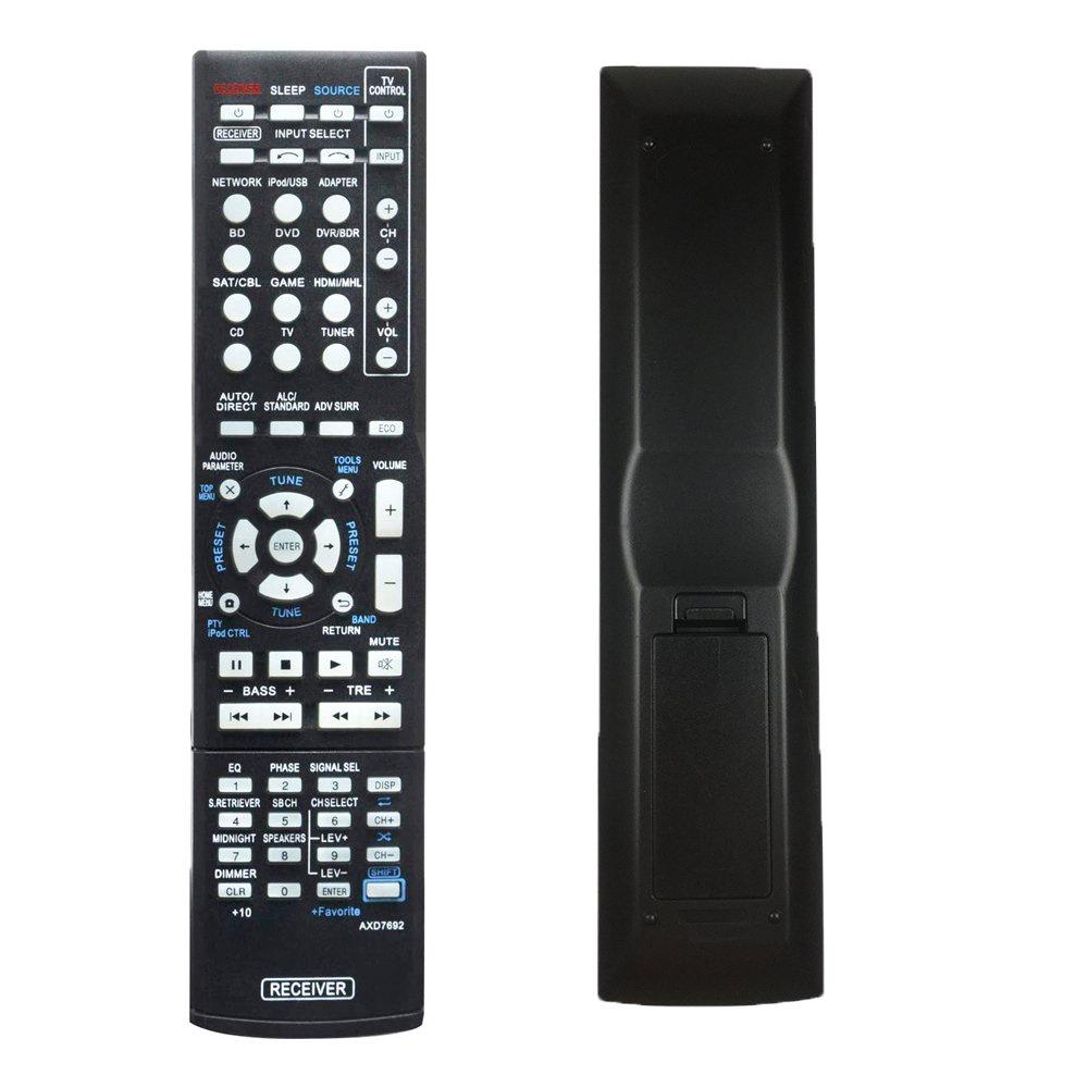 

Новый пульт дистанционного управления AXD7692 для AV-ресивера Pioneer, 6 устройств, VSX-1125, VSX-43, VSX-828, VSX-43, замена, подходит для Fernbedienung чёрный
