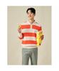 Binpolmen Rugby Stripe Collared Neck Knit Orange (Bc5251C078)