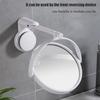 Wall Mirror Folding Arm Extend Bathroom Mirror Without Drill Swivel Bathroom Mirror Suction Arm Double Side Cosmetic Makeup