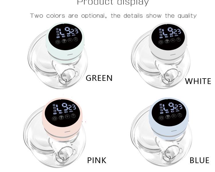 Silent Hands-Free Electric Breast Pump with High Suction and Concealed Milk Collector