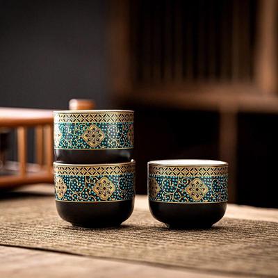 Keramik Vintage Teetasse Pu'er Tasse Büro Trinkgeschirr Wassertasse Teezeremonie Porzellan Kleine Teeschale