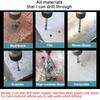 Tungsten Steel Overlord Drill Tile Drill Glass Concrete Cement Electric Hammer Drill Multifunctional Drill Triangle Drill Opening Drill