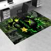 1pc Xbox, Gaming, Neon Office Carpet Soft Polyester Entrance Carpet Washable Non Slip Machine Washab