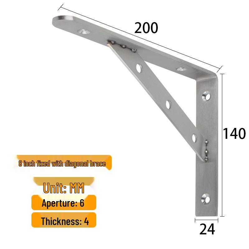 

Настенный штатив из нержавеющей стали для несущей поддержки и фиксации перегородок