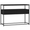 VidaXL Console Table Black 100x40x75 Cm Engineered Wood 834150