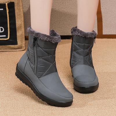 Waterproof Winter Boots for Women New Faux Fur Long Plush Snow Boots Woman Platform Ankle Boots Warm Cotton Couples Shoes