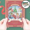 Christmas Block Building Blind Box Book Assembly Toy Puzzle Santa Xmas Gift