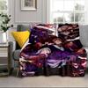 Anime Samurai Warrior Battle Scene Blanket Flannel Blanket for Bed, Sofa, Camping, Hiking, Picnic Essentials, Gift for Family Fan Gifts