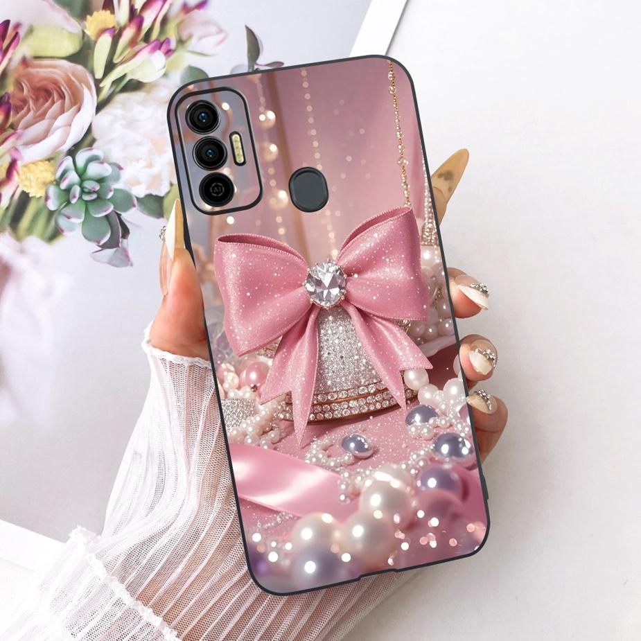 For Tecno Spark 7 Pro Case Spark7 T KF6p New Luxury Painted Cover Soft Silicone Case For Tecno Spark 7P 7T Spark7 Pro Funda Bags