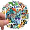 50 100Pcs Wings Of Fire Vinyl Stickers Cartoon Themed For Diary Laptop Luggage Skateboard Decoration