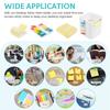 Multifunctional Sticky Note Dispenser Plastic Sticky Note Holder White Sticky Note Container Office Supplies for Office Desk