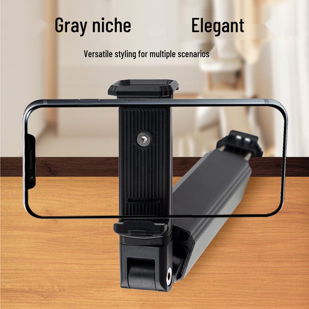 Foldable Magnetic Phone Holder & Tripod with Aluminum Carabiner for Live Streaming & Travel