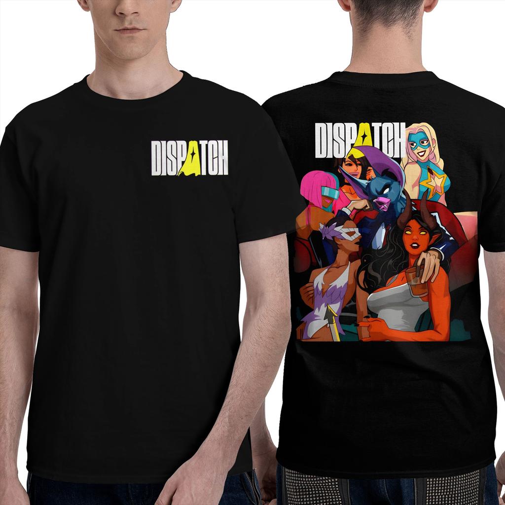 Vintage Dispatch Video Game T-Shirts Men Women's Pure Cotton Tees Shirt Unique Clothing