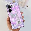For Tecno Camon 20 Pro 4G 5G Case Cute Cat Cartoon Love Heart Liquid Silicone Shell For Tecno Camon 20 Premier Camon20 4G Funda