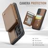 JEEHOOD J05 For Samsung Galaxy A13 4G Case Leather Mobile Cover with Detachable Magnetic Card Bag