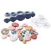 Durable Universal Tool for Cover Button, Size 11-29 Mm, Silicone Universal Tool for Cover Buttons Self Cover Button Tool