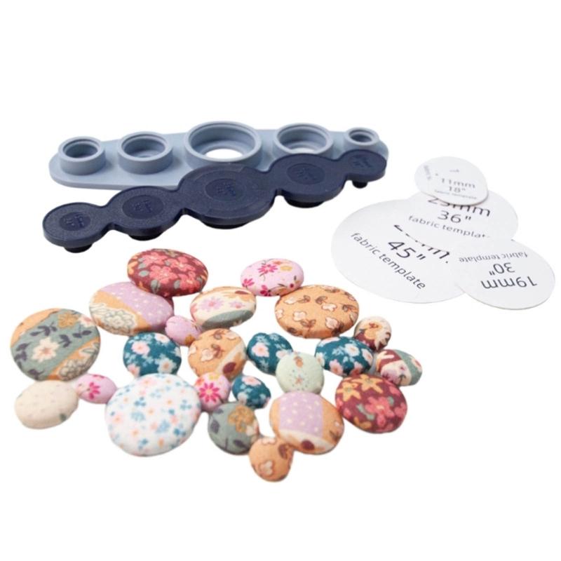 Durable Universal Tool for Cover Button, Size 11-29 Mm, Silicone Universal Tool for Cover Buttons Self Cover Button Tool