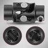 Cciyu Black Steering Joints 3/4" DD X 13/16"-36 Spline U-Joint Shaft 83mm