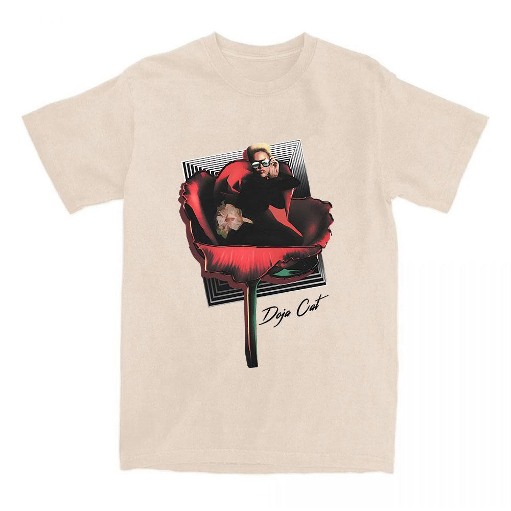 VIE IN BLOOM T-SHIRT Doja Cat Fashion Singer Graphic Tshirts Cotton Short Sleeve Female T Shirt Casual Unisex Streetwear Print