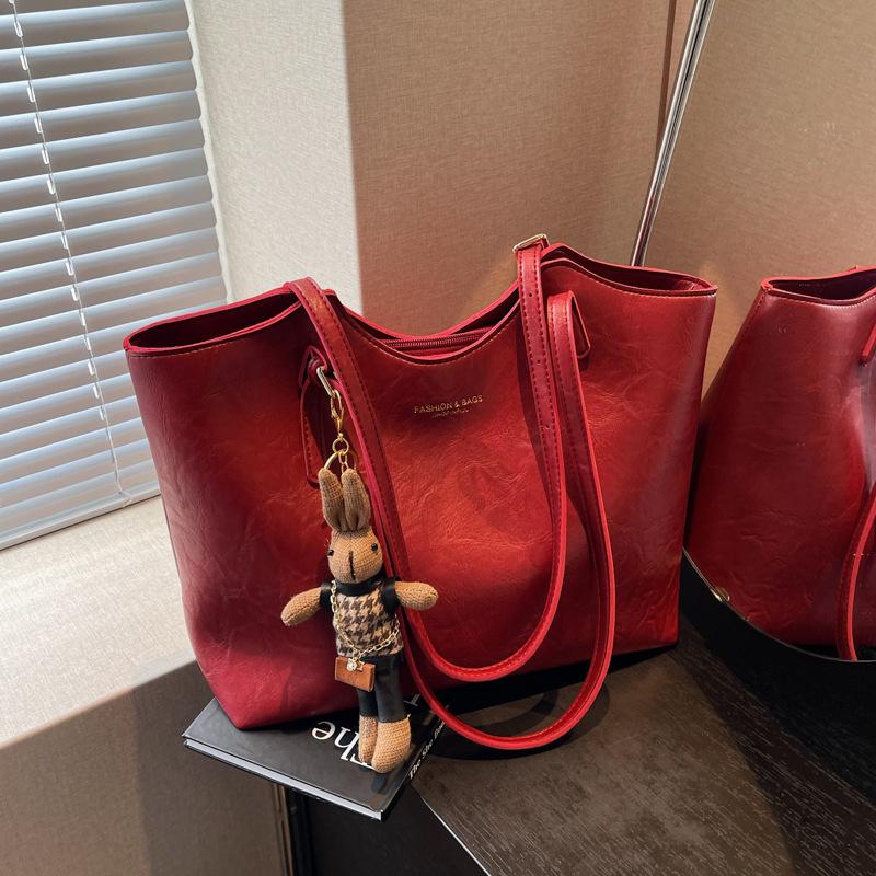 Large Capacity Autumn and Winter Bag Women's New Daily College Student Commuting Tote Bag Women's Shoulder Bag