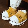 Fashion New adorable tiger paw slippers men's winter furry booties indoor outdoor pull on shoes man warm ankle boot slipper animal claw