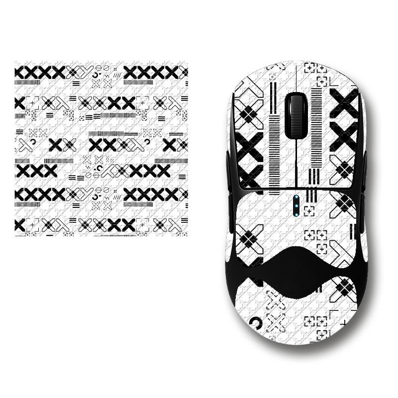Uniwersalna Antypoślizgowa Naklejka na Mysz DIY Odporna na Pot Taśma Grip do Myszy Odporna na Zużycie Naklejka na Mysz Gamingową 15*14.8Cm