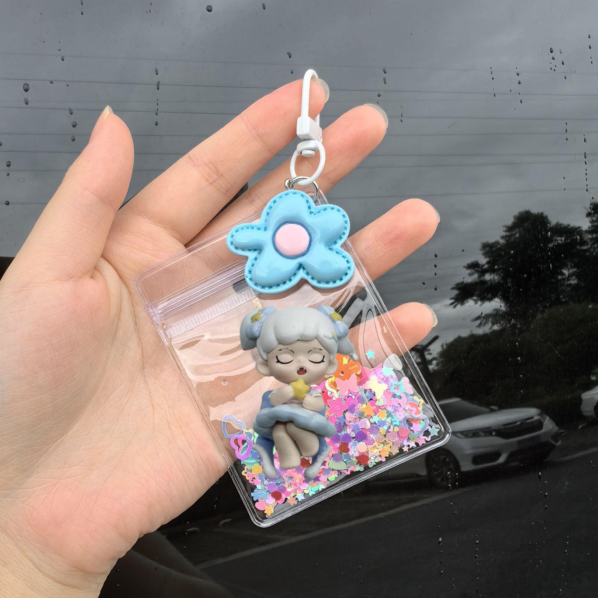 

Pop Mart Sister Change Baby Cute Keychain Pocket Pendant Cute Blind Box Bell Schoolbag Car Pendant Batch