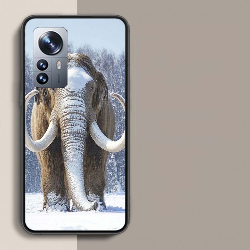

A Huge Mammoth Phone Case For Redmi Note 15 Pro 5G 14 13 12 Pro Plus 11 11T 11E 11S 10 Pro 10S 9 9S Cover Cell Clear with Suitab Redmi Note 9