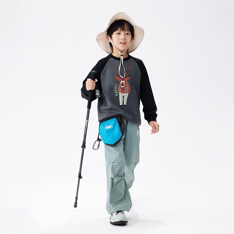 EBAER Kids  2025 Spring/Autumn Round Neck Printed Sweatshirt 130