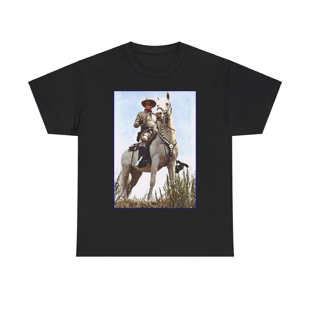 The Lone Ranger And Sliver Men's Short Sleeve Tee