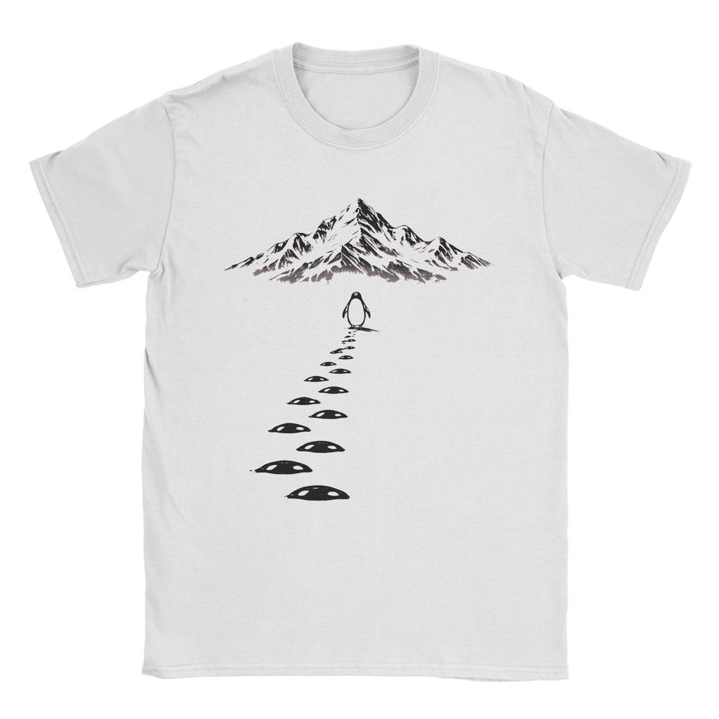 Nihilist Penguin Mens T Shirt Vintage Tees Short Sleeve Round Neck TShirt Cotton 4XL 5XL 6XL Clothes