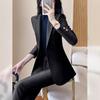 Women's Waist-cinching Blazer & Pants Suit Set