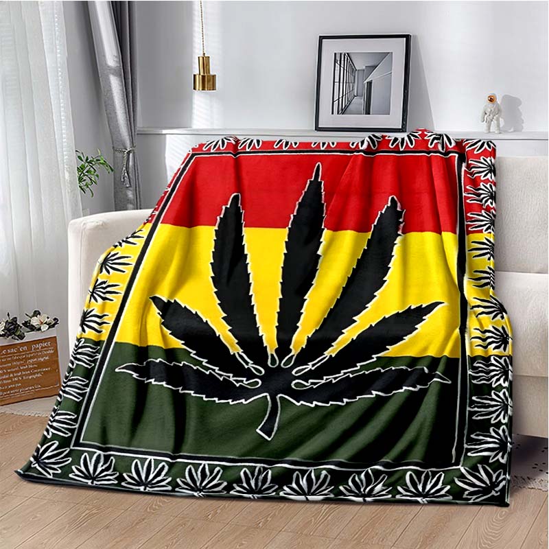 Bob Marley Music Throws Blanket for Kid Couch Sofa Travel Home Picnic Hiking Bed Beding Super Soft Flannel Blanket Birthday Gift