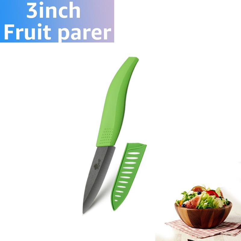 

Керамический нож для фруктов и овощей 3 дюйма Нож шеф-повара Бытовые ножи для нарезки ломтиками Нержавеющее лезвие с чехлом Кулинарные инструменты 3 inch зелёный