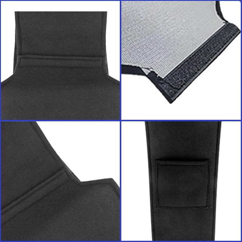 1/2pcs Car Accessories Seat Headrest Protective Covers For Ford Focus Mondeo Kuga Fiesta MK7 Escort Explorer Edge 2 4 MK2 MK4