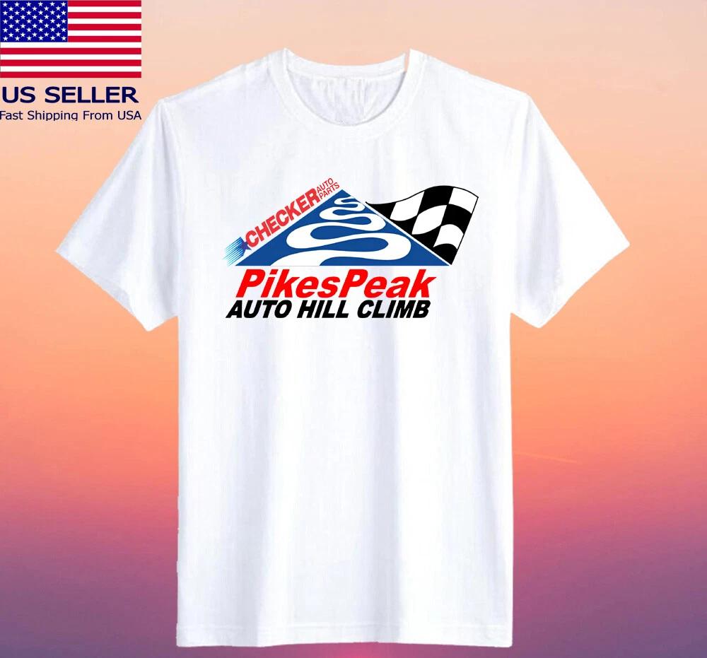 

Checker Auto Parts Pikes Peak Auto Hill Climb Men s White Size S-5XL 2XL