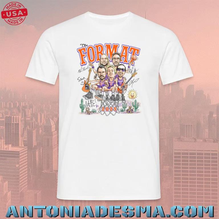 The Format Caricature White T-Shirt Unisex T-Shirt XXXL