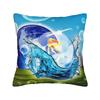 Frutiger Aero Fishies Square Pillow Cases  Cushion Covers Awesome Zipper Decor Pillowcase for Seat 40x40cm