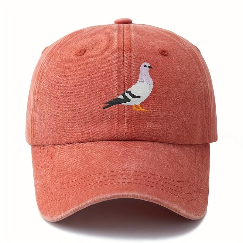 

Pigeon print baseball cap for both Unisex and Women, stylish and simple design for daily leisure and outdoor sports Adjustable