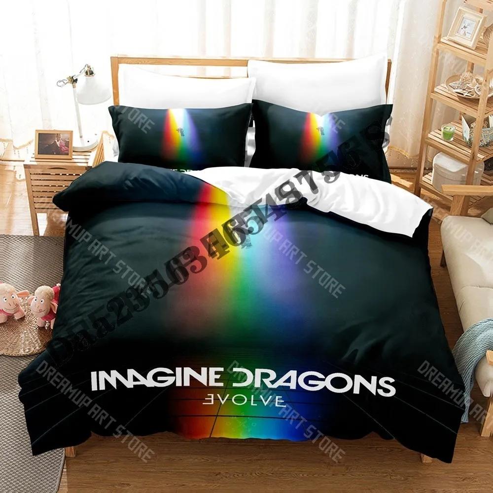 3D Print Imagine Dragons Loom Tour Bedding Set Single Twin Full Queen King Size Bed Set Adult Kid Bedroom Duvetcover Sets