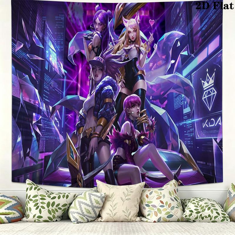 KDA Wall Tapestry Aesthetic Wall Hanging Printed Fabric Blanket Decorative Tapestries for Bedroom Living Room Home Decor