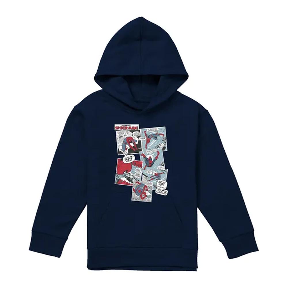 Spider-Man Childrens/Kids Panel Collage Hoodie