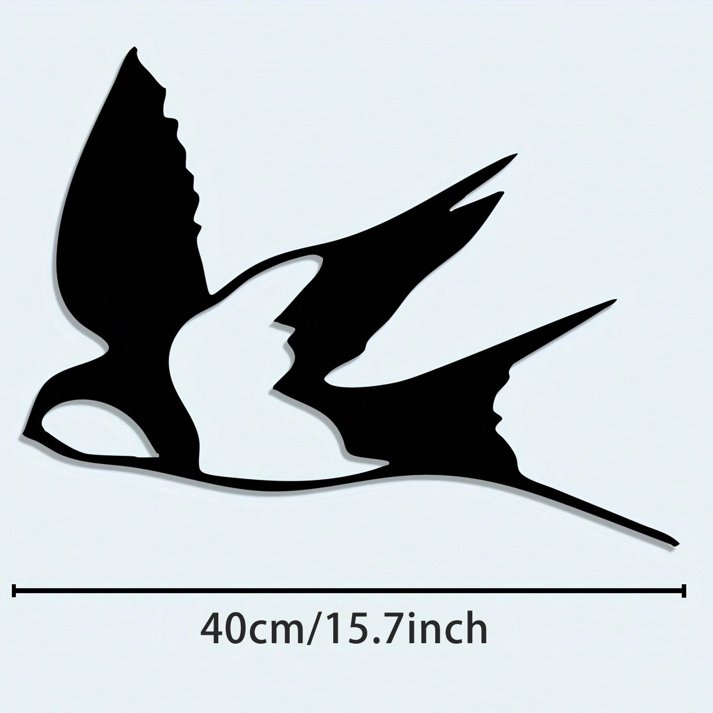 

Vintage Metal Wall Art Iron Bird Statue Rustproof Home Decor Kitchen Garden Holiday Gift 31x40