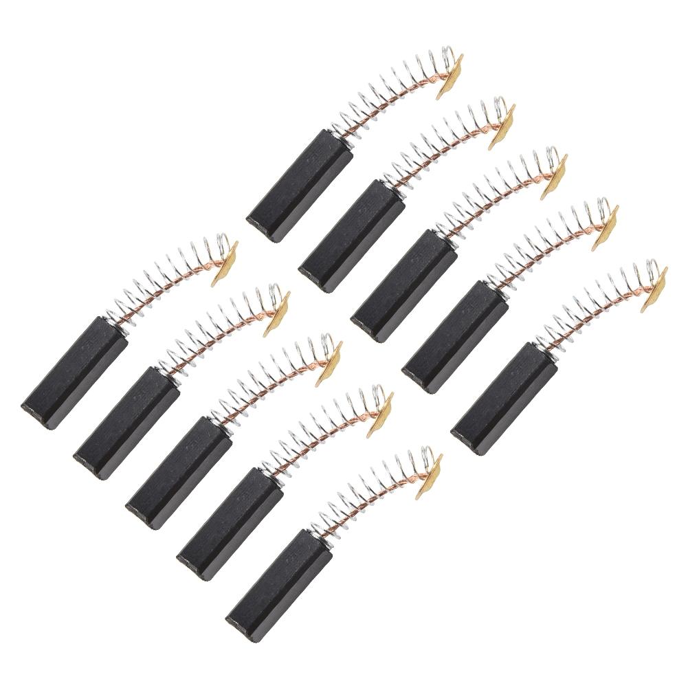 10pcs Power Tool Motor Coal Brushes Feathered 6x6x20mm Motorbrush Drill