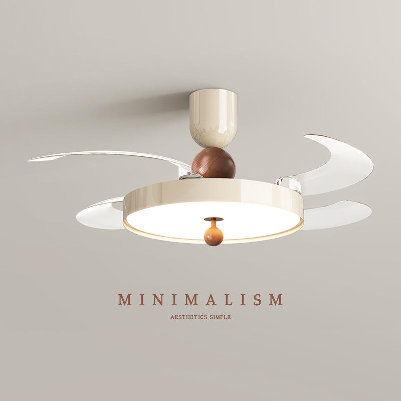 2025 Silent Luxury Ceiling Fan Light for Living Room, Bedroom, or Restaurant - Cream Style