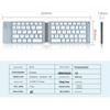 OLOEY Foldable Wireless Bluetooth Keyboard