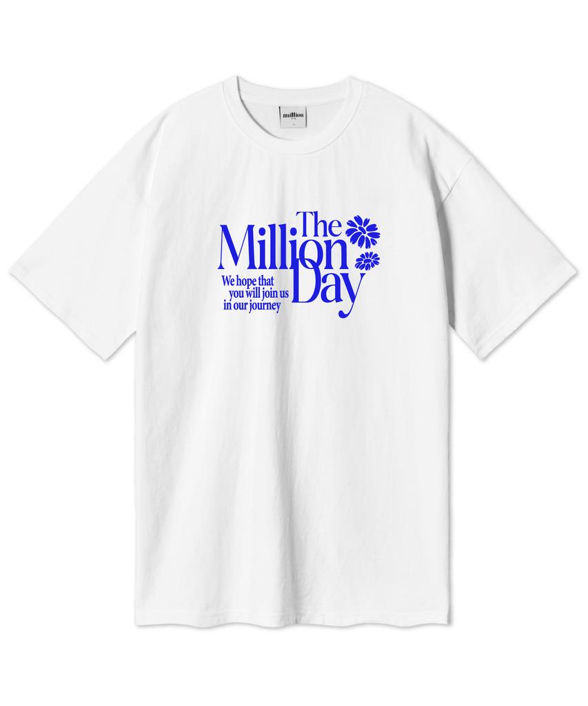 MILLION DAY Million Join-Us Oversized Short Sleeve Tee